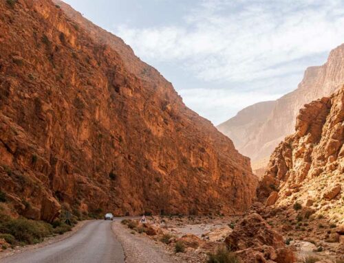 Les paysages spectaculaires des gorges du Todra au Maroc