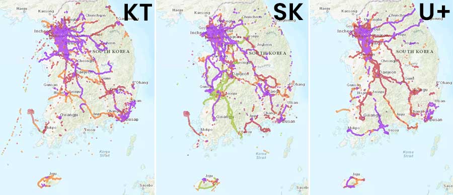 carte-couverture-reseau-telecom-coree-sud