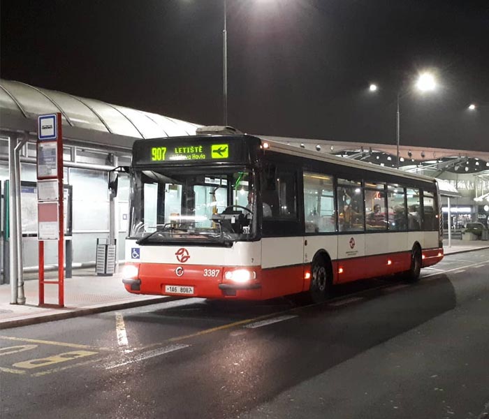 bus-de-nuit-prague-aeroport